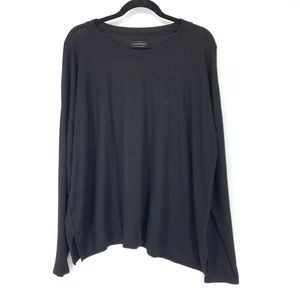 Lucky Brand Women's Black Crew Neck Sweater